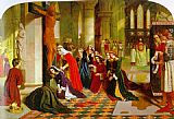 Caterina Cornaro, Queen of Cyprus Paintings - The Renunciation of Queen Elizabeth of Hungary by James Collinson